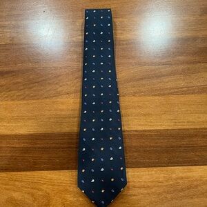 NWT Jos A Bank Men’s Tall/Long Men’s Navy Silk Tie